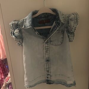 7 for All Mankind toddler size 2 denim shirt